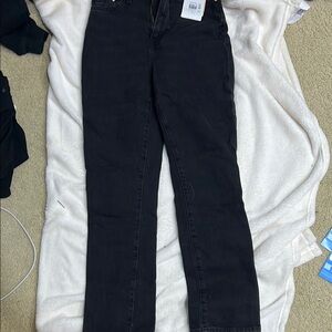 Vintage Black Denim Mom Jeans